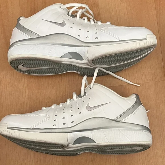 Vintage Nike Air Total Package Low Basketball White Silver Metallic Men sneaker - Picture 5 of 6